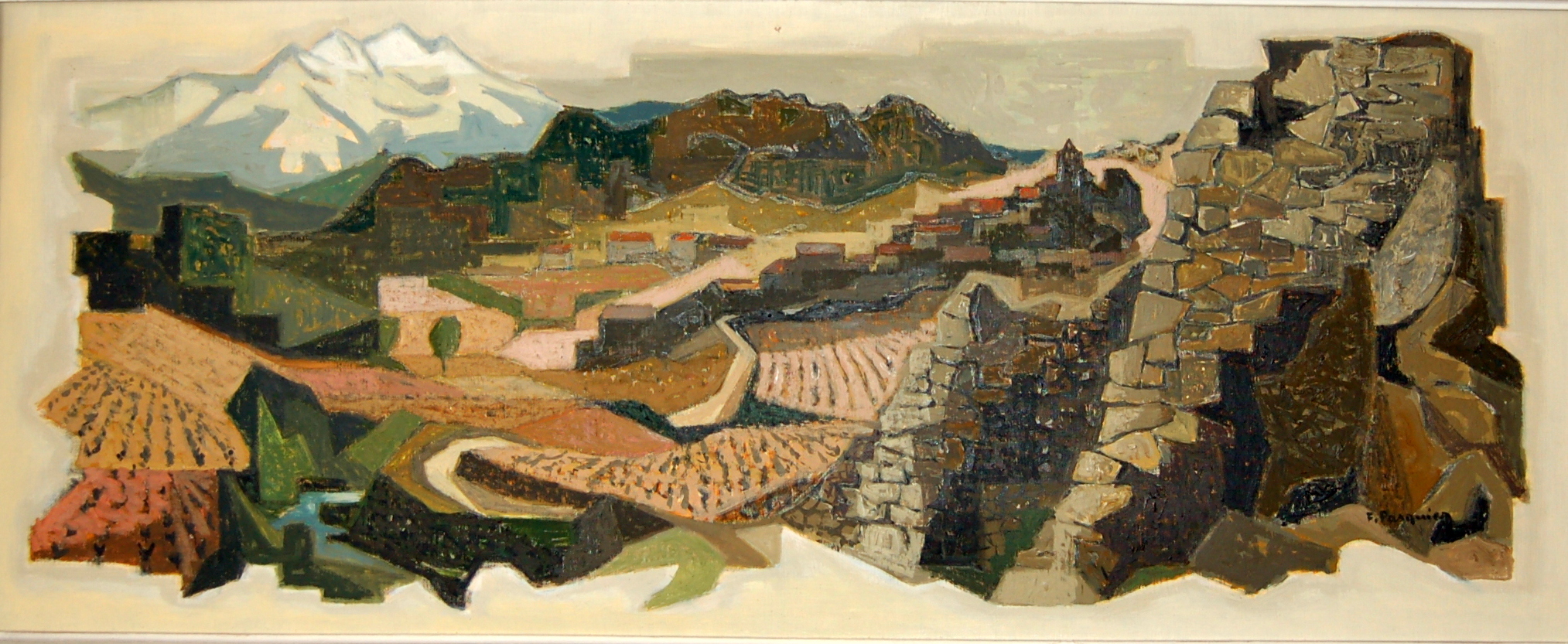 Francis PASQUIER (1901-1969) Belesta et le Canigou Pyrénées-Orientales