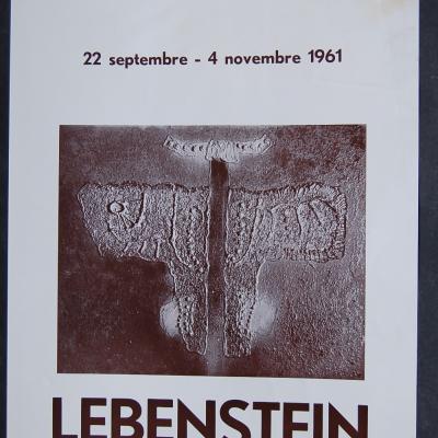 Affiche LEBENSTEIN ( 1930-1999)