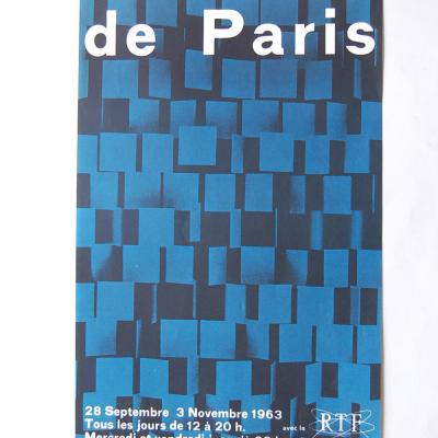 Affiche BIENNALE DE PARIS ANNEE 1963