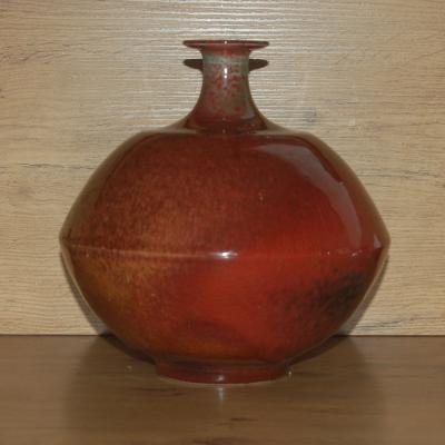 PIerre DEVIE (1938) Vase boule céramique émaillée