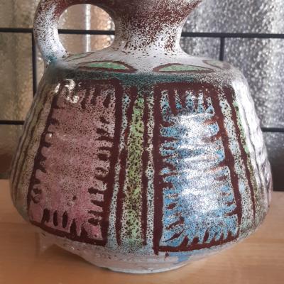 Vase Accolay céramique année 60