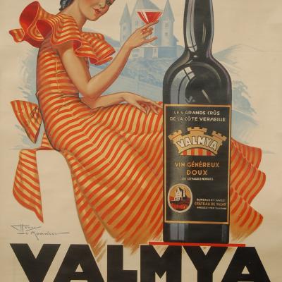 AFFICHE VALMYA 1937 HENRY LE MONNIER AFFICHE VALMYA 1937 HENRY LE MONNIER