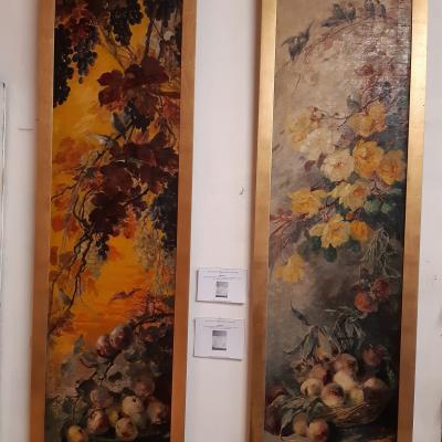 Mary GOLAY ( 1869-1944) huiles sur toile art nouveau Mary GOLAY ( 1869-1944) huiles sur toile art nouveau