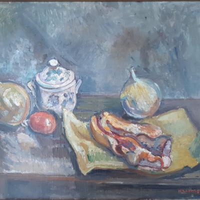 PINCHUS KREMEGNE ( 1890-1981) Céret nature morte PINCHUS KREMEGNE ( 1890-1981) Céret nature morte