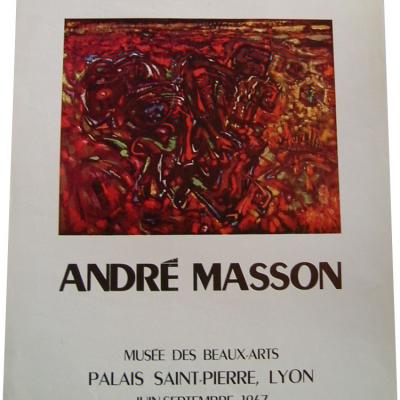 Affiche ANDRE MASSON 1896-1987 Affiche ANDRE MASSON 1896-1987