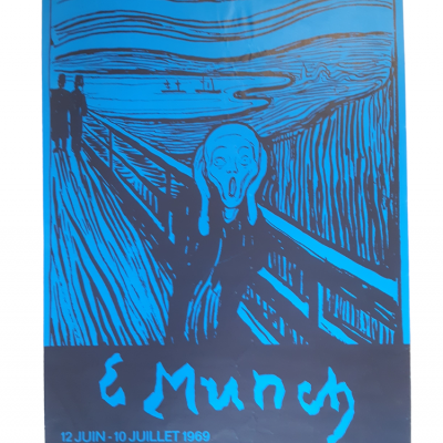 Affiche Edouard MUNCH 1969 Affiche Edouard MUNCH 1969