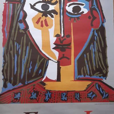 Affiche PICASSO 1985 Cabeza de Mujer Affiche PICASSO 1985 Cabeza de Mujer