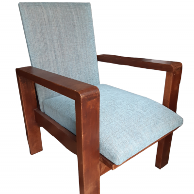 Fauteuil coulissant des années 50 dans le goût de Jean ROYERE. Fauteuil coulissant des années 50 dans le goût de Jean ROYERE.