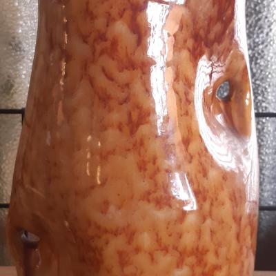 Vase pincé en ceramique Accolay année 60 Vase pincé en ceramique Accolay année 60