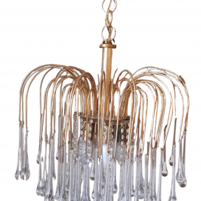 Lustre Murano goutte d'eau année 60 Lustre Murano goutte d'eau année 60